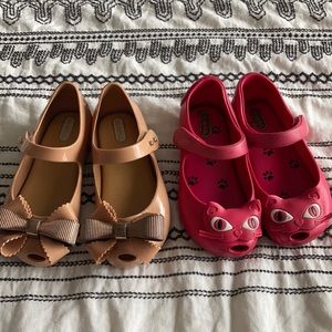 Lot of Mini Melissa shoes
